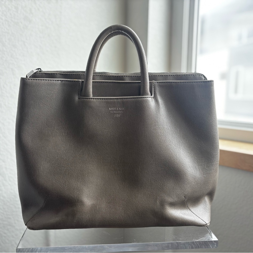 Matt & Nat Live Beautifully Brown Vegan Leather Handbag